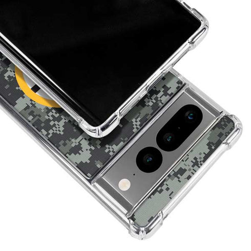 NHL Boston Bruins Camo Google Pixel 7 Pro Clear Case